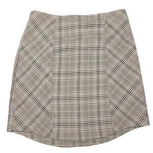 Zara Skirt Womens Plaid Mini Size XS Extra Small (684)
